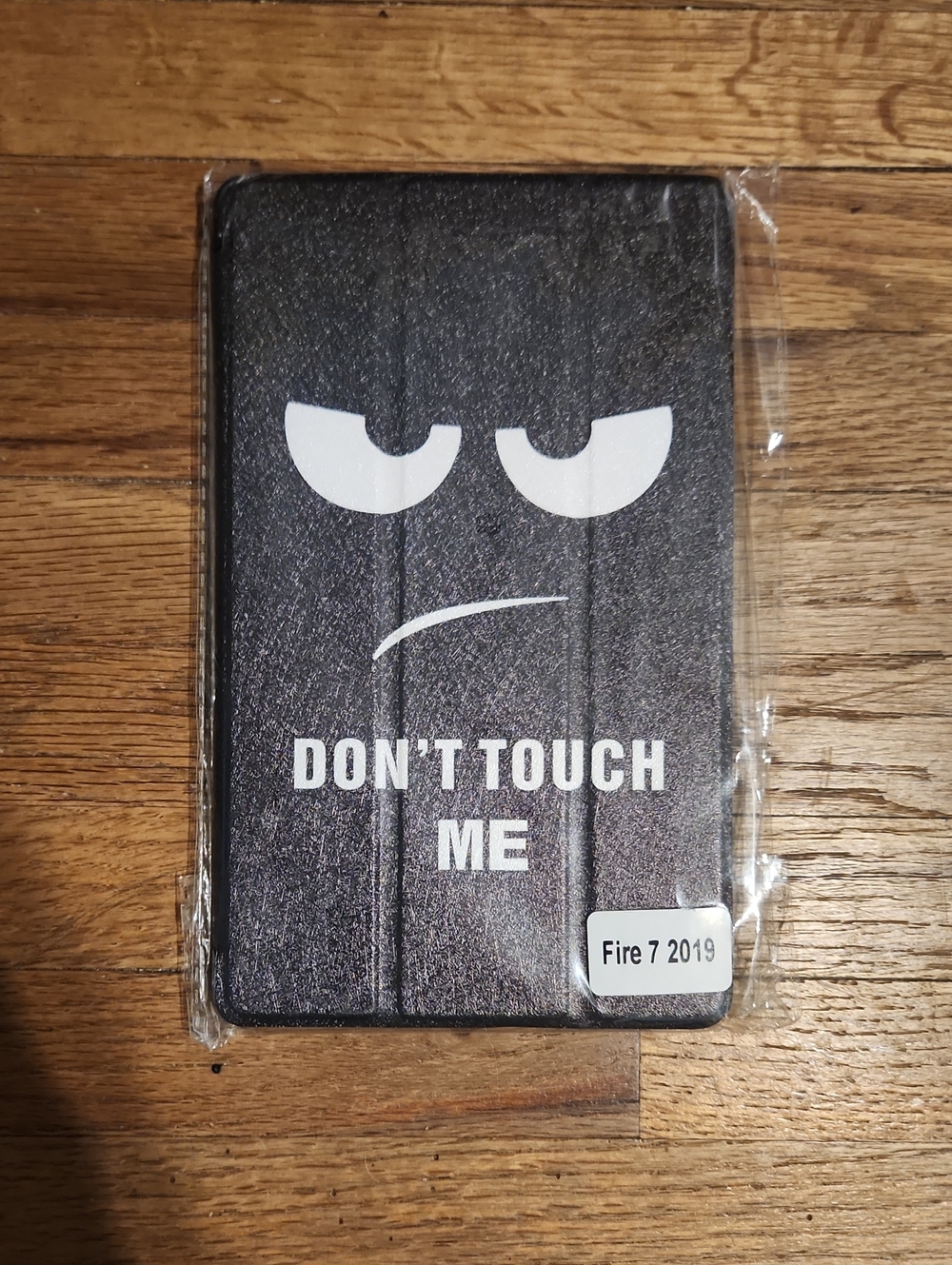 Black 'DON'T TOUCH ME' Tablet Case for Fire 7 2019